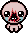 Isaac after taking damage while holding It Hurts.