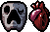 Mask II + 1/2 Heart