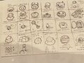 Sketches of monsters for the Binding of Isaac: Rebirth, including the Retractable Spikes in the bottom square of the fourth row, formerly called "On/Off Tiles." Despite technically being an obstacle, the concept art groups it with monsters.